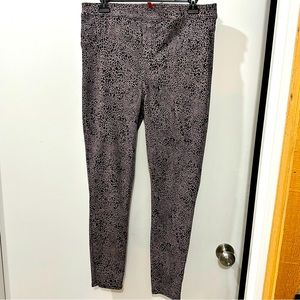 NWOT Spanx Jean-ish Ankle Denim Leggings Jeggings XL Desert Dot